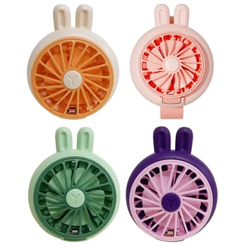 Портативный Ручной Вентилятор Mini Fan USB Перезаряжаемые Ленивые Спортивные Носимые Вентиляторы Детские Наручные Часы-кулер для Путешествий на открытом воздухе