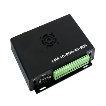 Промышленный мини-компьютер IoT на базе Raspberry Pi Compute Module 4 (не входит в комплект) Металлический корпус с поддержкой PoE 5G/4G