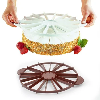 Разделитель торта, резак для 10/12 ломтиков торта, устройство для приготовления равных порций, разделитель торта, инструменты для торта
