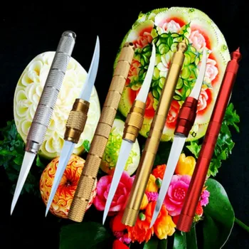 Разделочный нож Основной Нож для шеф-повара, набор Ножей для специальной пищевой гравировки, Кухонный Инструмент для приготовления фруктов и овощей