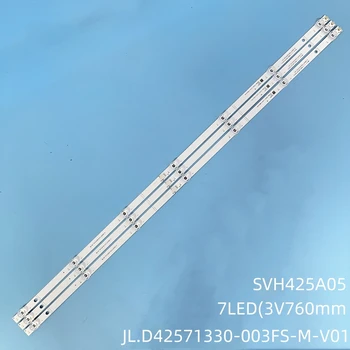 Светодиодная лента подсветки для SVH425A05 43A6101EE H43BE7000 H43B7100 H43B7100UK HL 43J802 HD425V1U51-TOL1 JL.D42571330-003FS-M-V01