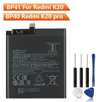 Сменный Аккумулятор телефона BP41 Для Xiaomi Redmi K20 Mi9t Аккумулятор BP40 Для Redmi K20 Pro Premium Mi 9T Pro 39000 мАч