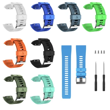Сменный браслет из 10 Цветов, ремешок для наручных часов, Силиконовый мягкий ремешок для смарт-часов Garmin Forerunner 35, браслет для смарт-часов
