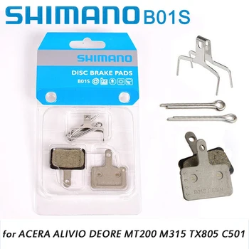 Тормозные Колодки Shimano B01S Из Смолы, Дисковые Тормозные Колодки для горных Велосипедов MT200 M315 Br-M485 M445 M446 M447 M395 M575 M416 M396 M525 M465