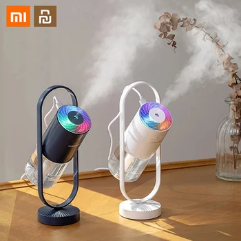 Увлажнитель воздуха Xiaomi, USB зарядка с проекционным ночным светом, распылитель, Мини-Очиститель воздуха для спальни, офиса, Распыление 200 мл Humidi