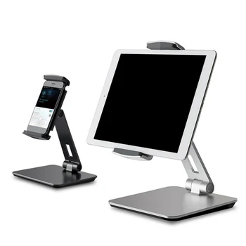 Универсальная подставка для смартфона и планшета из алюминиевого сплава, настольное крепление, замена кронштейна на 360 градусов для iPad iPhone