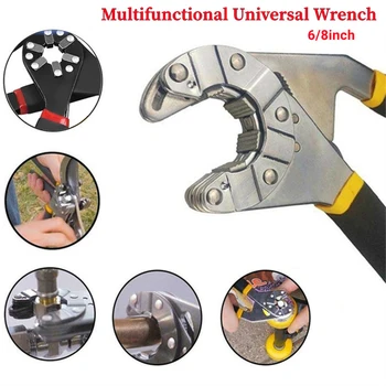 универсальный Многофункциональный Регулируемый гаечный ключ Диаметром 6/8 дюйма С хромированной рукояткой для гаечного ключа Craftsman, Профессиональное оборудование для ремонта, ручные инструменты