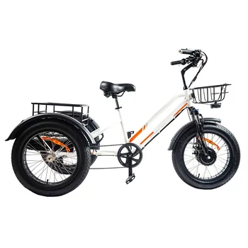 Электрический Грузовой Трехколесный велосипед с тремя толстыми шинами для взрослых 3 колеса etrike грузовой китайский электрический трехколесный велосипед с толстыми шинами электрический трехколесный велосипед